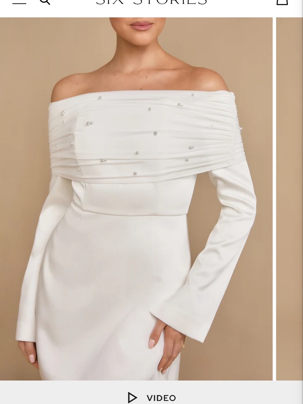 Six Stories Pearl Dress